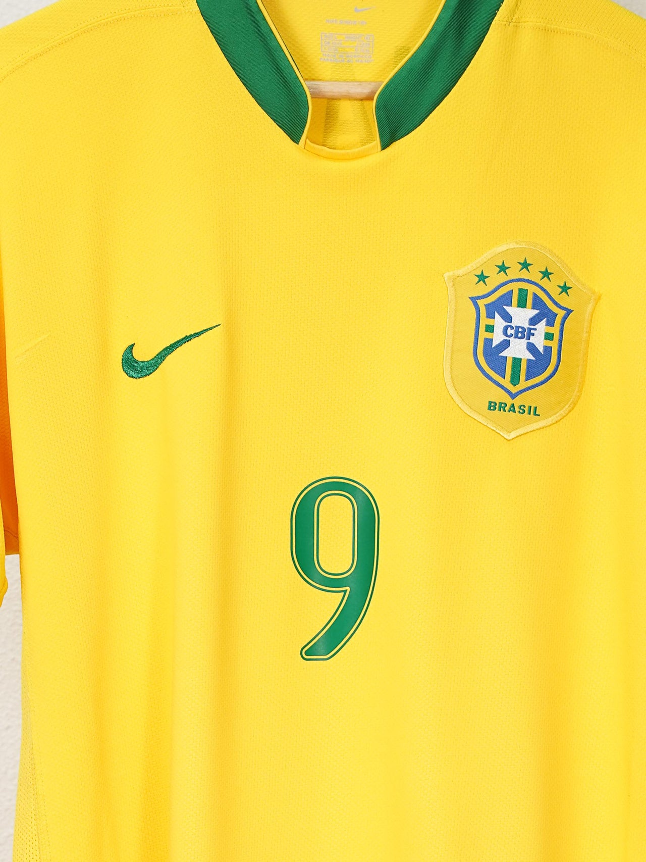 Brazil Home Shirt 2006/8 Ronaldo 9 (L)