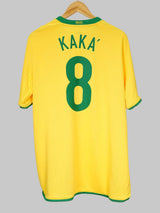Brazil Home Shirt 2008/10 Kaka 8 (L)