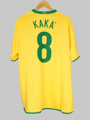 Brazil Home Shirt 2008/10 Kaka 8 (L)