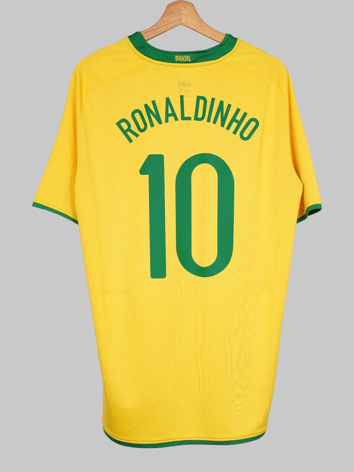2008-10 Brasil Ronaldinho #10 Camiseta Local (L) Nike | First11