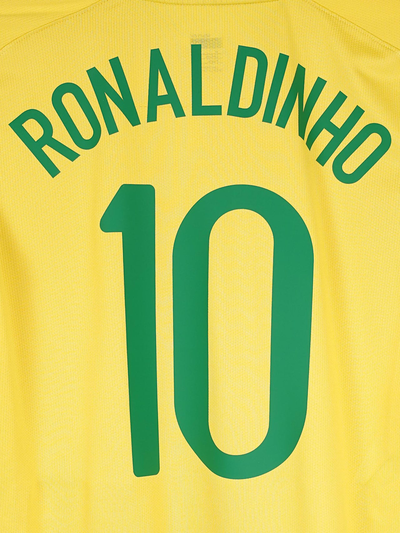 Brazil Home Shirt 2008/10 Ronaldinho 10 (XL)