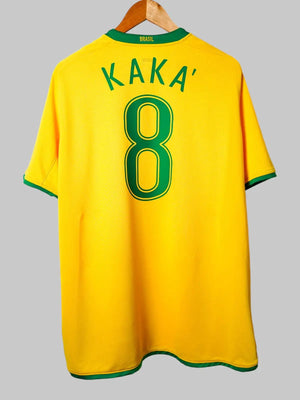 Brazil Home Shirt 2008/9 Kaka 8 (L)