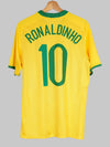Brazil Home Shirt 2008/9 Ronaldinho #10 (M)