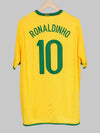 Brazil Home Shirt 2008/9 Ronaldinho #10 (XL)