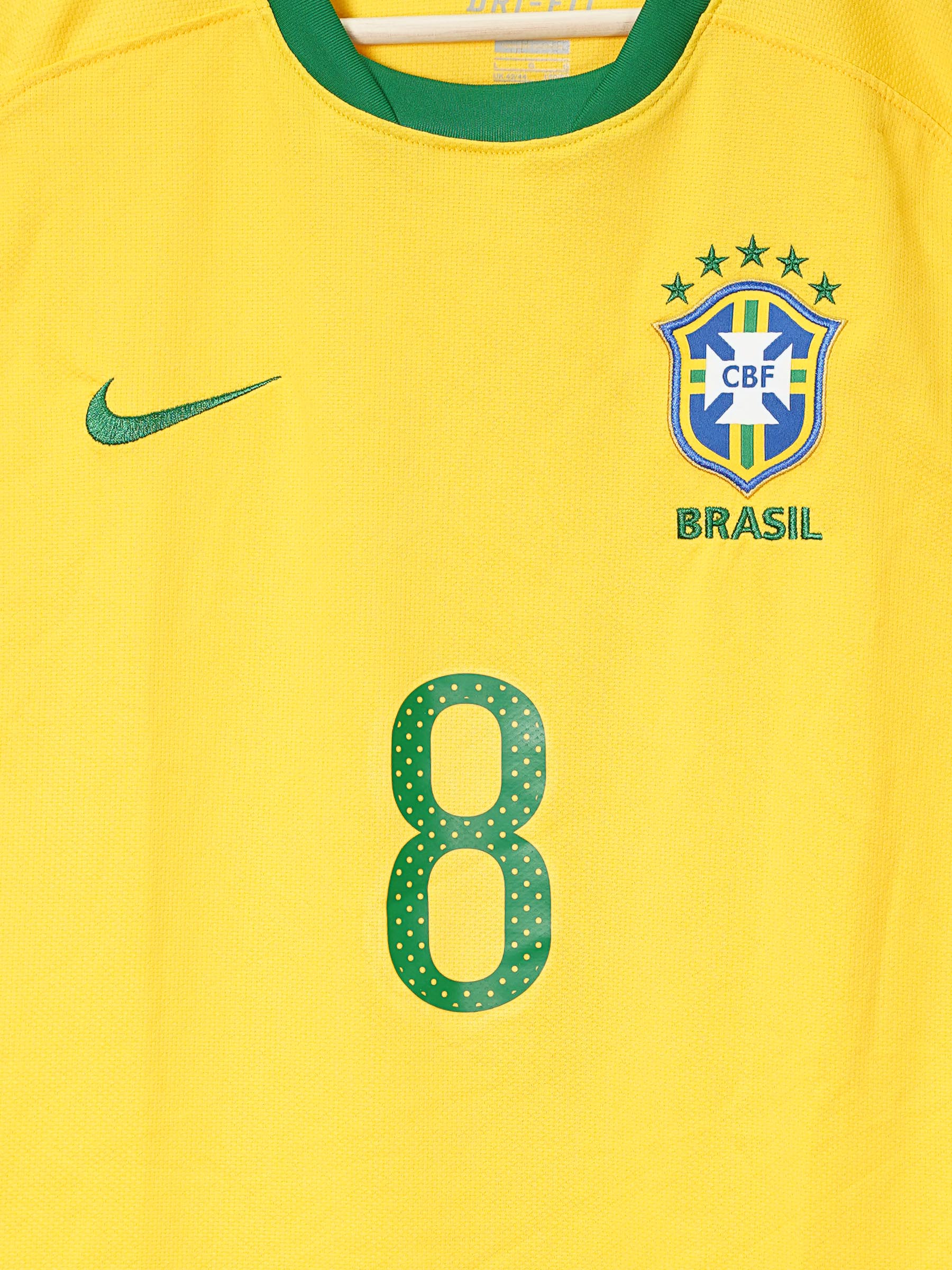 Brazil Home Shirt 2010/11 G.Silva 8 (L)