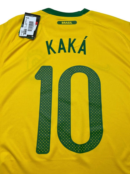 Brazil Home Shirt 2010/11 Kaka #10 BNWT - 9/10 - L