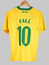 Camiseta local de Brasil 2010/11 Kaká n.° 10 (XL niños)