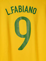 Brazil Home Shirt 2010/11 L.Fabiano 9 (XXL)