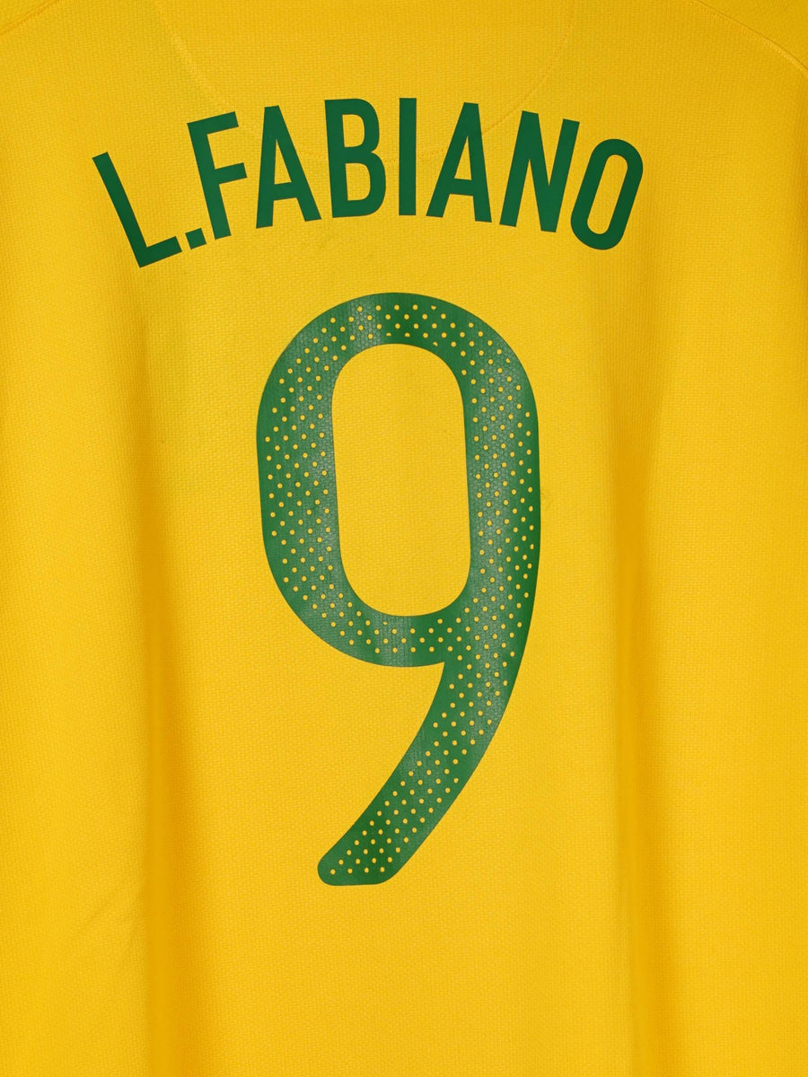 Brazil Home Shirt 2010/11 L.Fabiano 9 (XXL)
