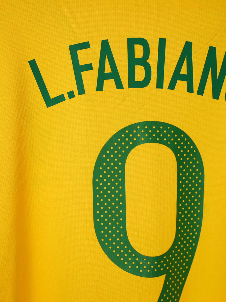 Brazil Home Shirt 2010/11 L.Fabiano 9 (XXL)