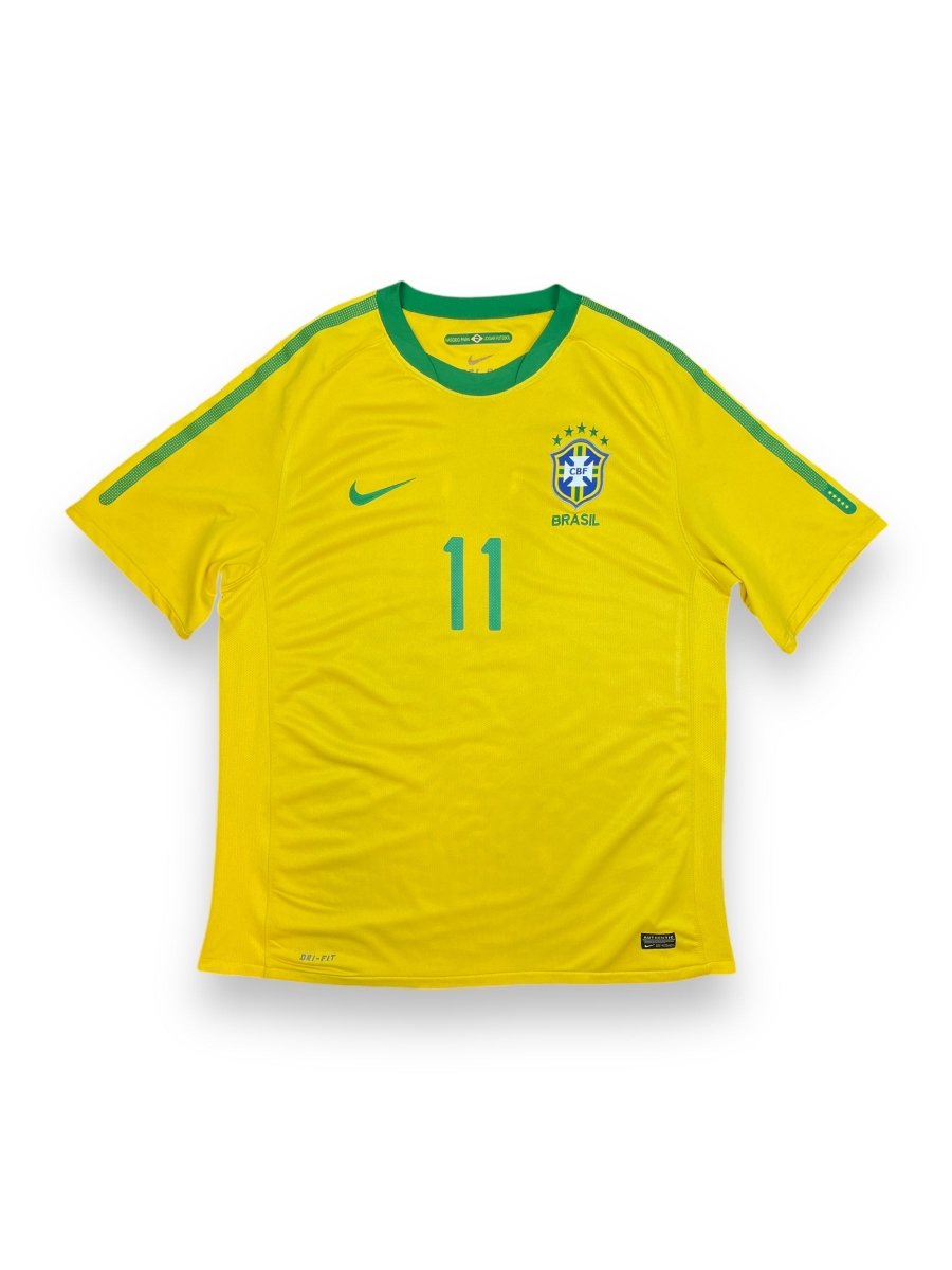 Brazil Home Shirt 2010/11 Robinho #11 - 8/10 - L