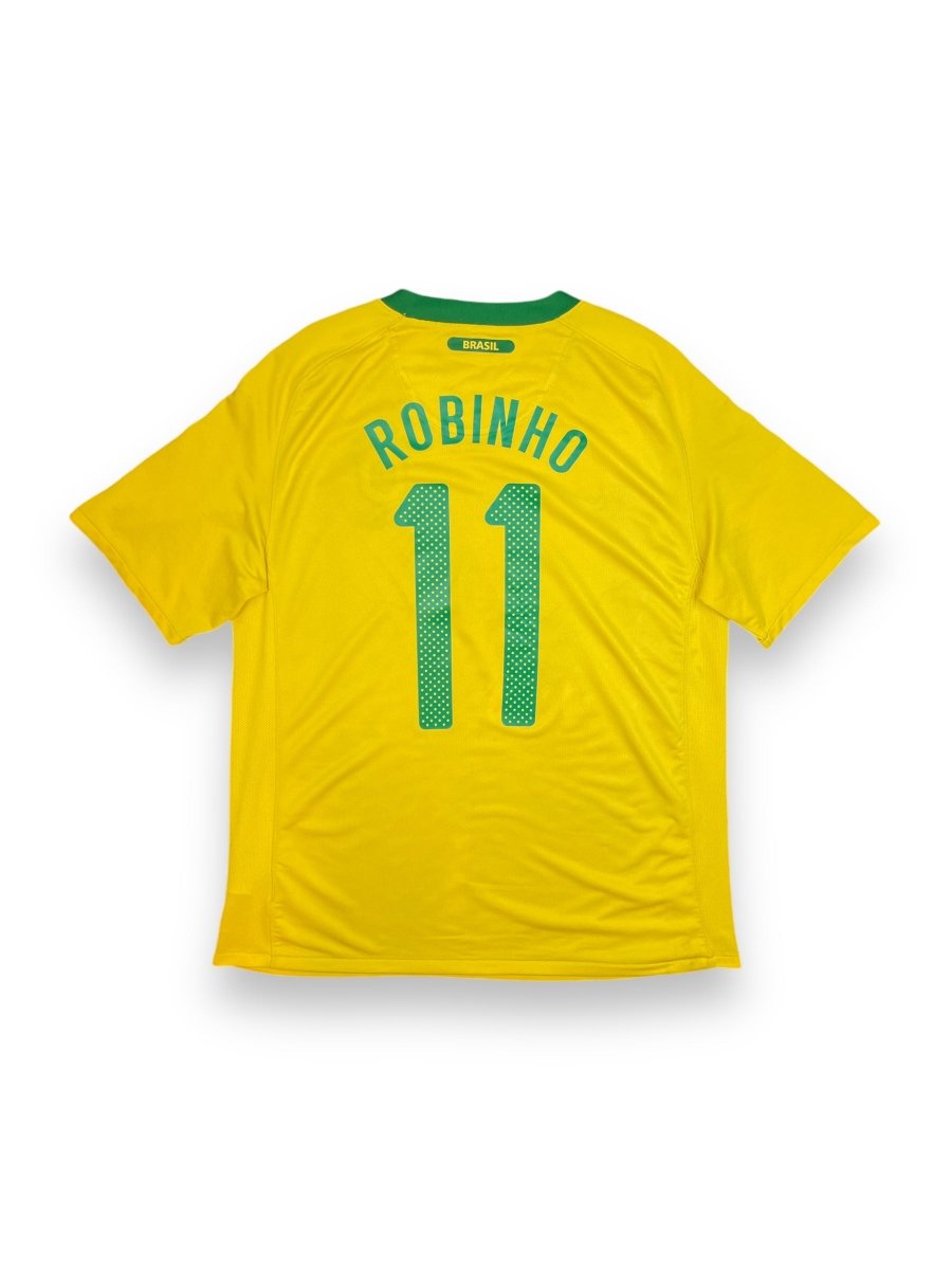 Brazil Home Shirt 2010/11 Robinho #11 - 8/10 - L