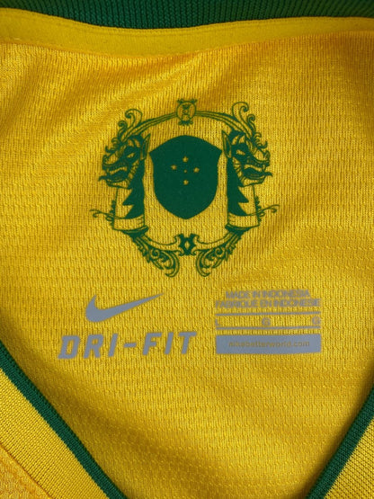 Brazil Home Shirt 2012/13 - 9/10 - L