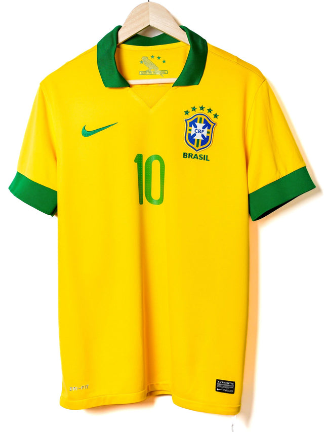 Brazil Home Shirt 2013/14 Neymar jr 10 (M)