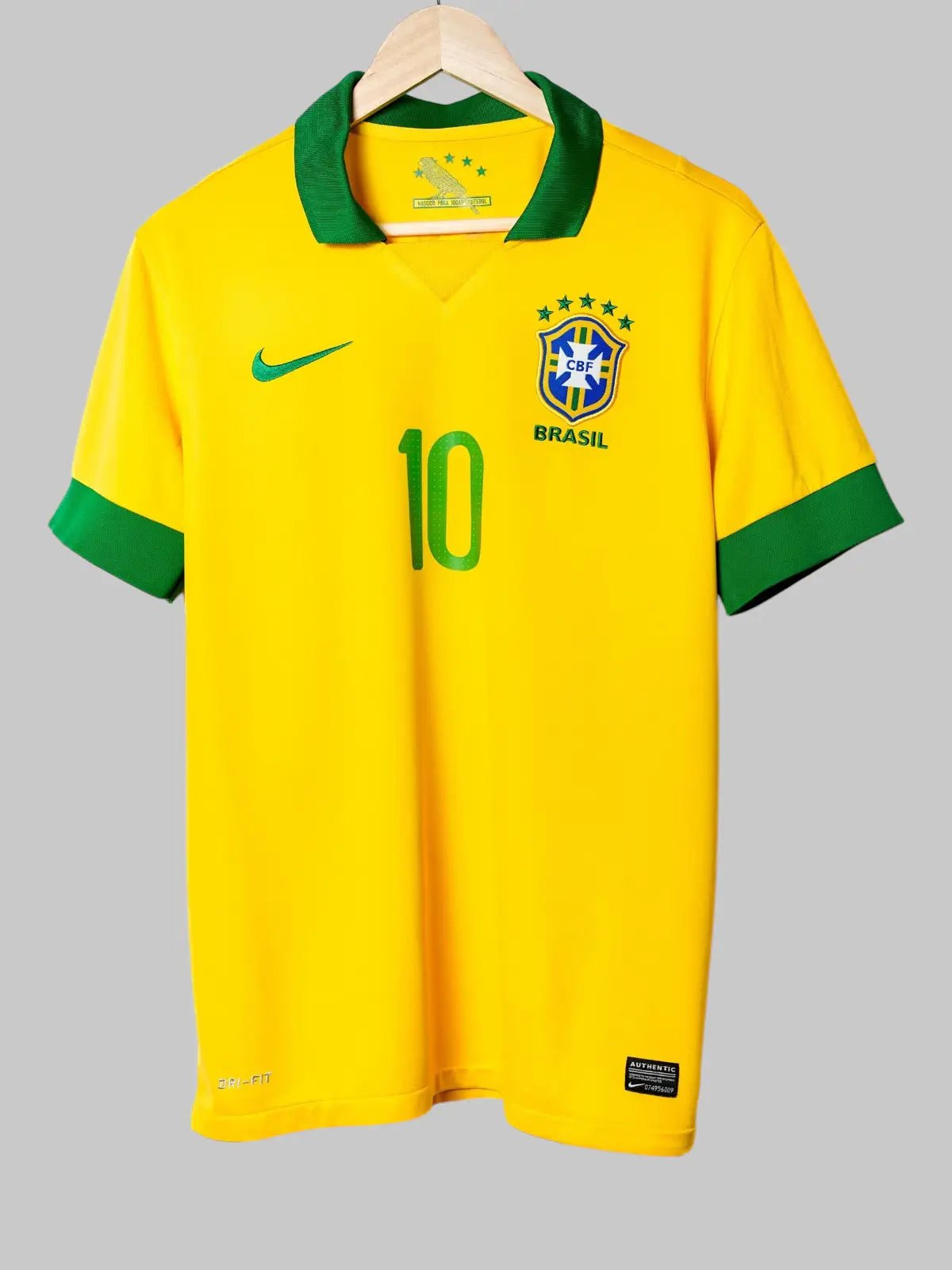 Brazil Home Shirt 2013/14 Neymar jr 10 (M)