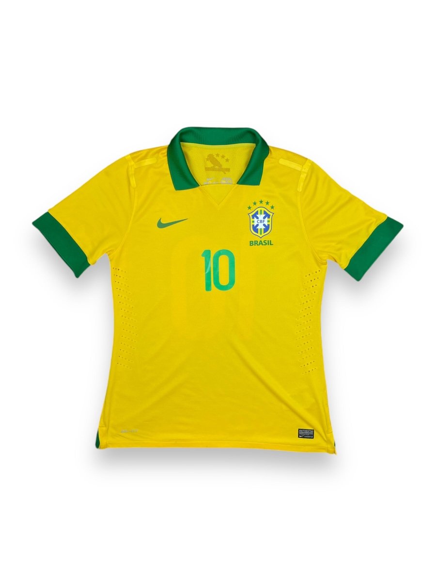 Brazil Home Shirt 2013/14 Player Issue Neymar Jr #10 - 8/10 - L