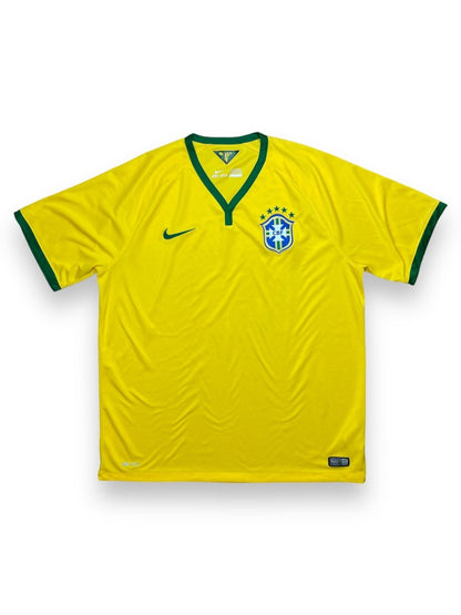 Brazil Home Shirt 2014/15 - 10/10 - XL