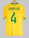 Camiseta local de Brasil 2014/15 David Luiz nº 4 (M)