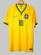 Brazil Home Shirt 2014/15 Neymar 10 (L)