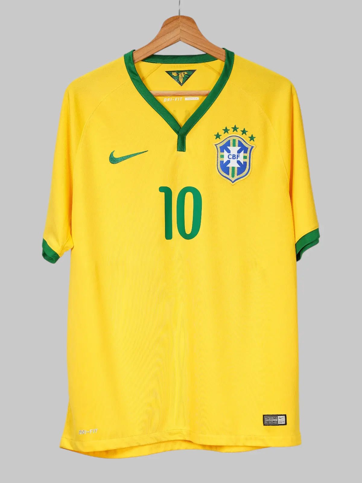 Brazil Home Shirt 2014/15 Neymar 10 (L)