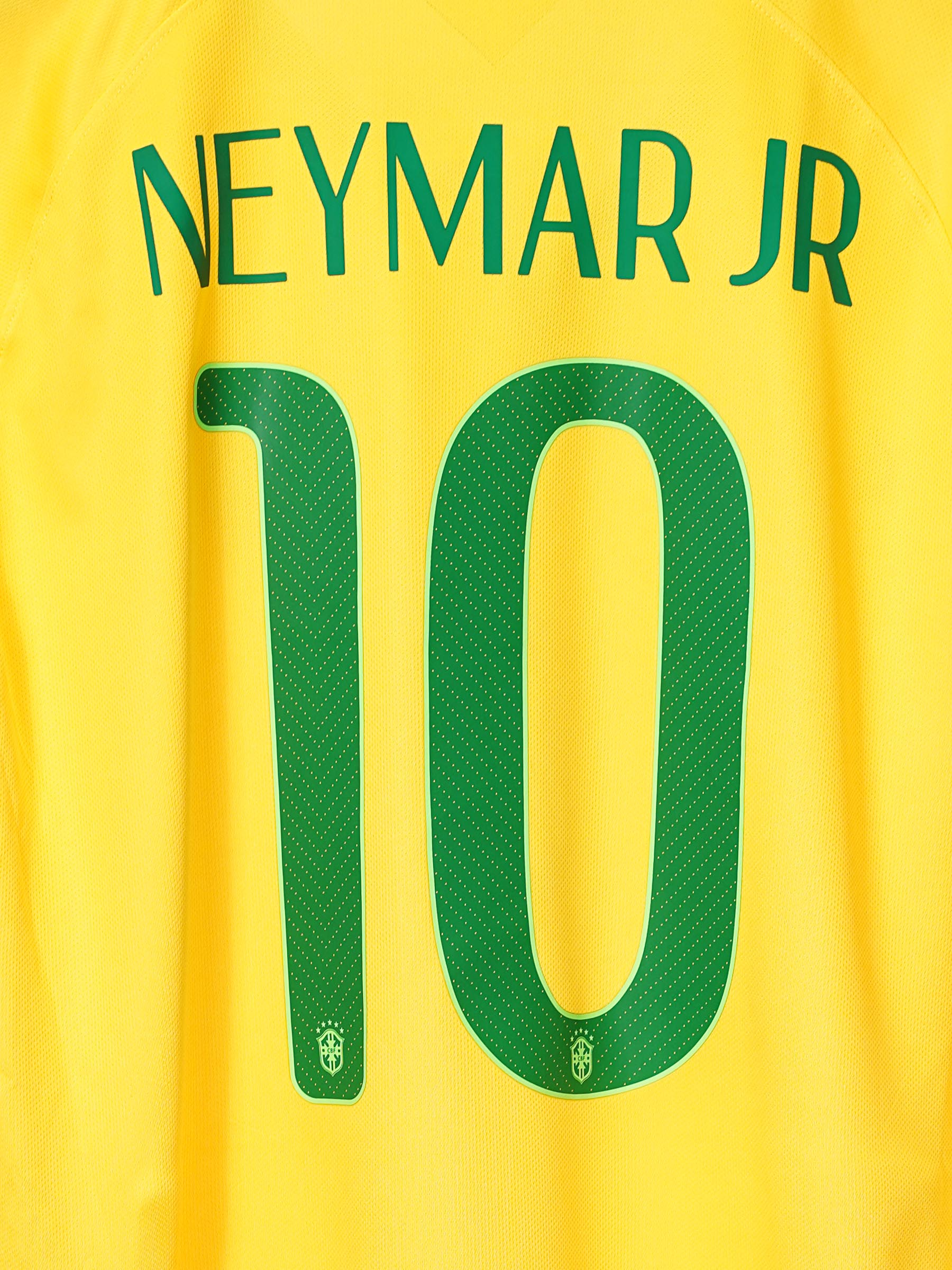 Brazil Home Shirt 2014/15 Neymar Jr 10 BNWT (L)