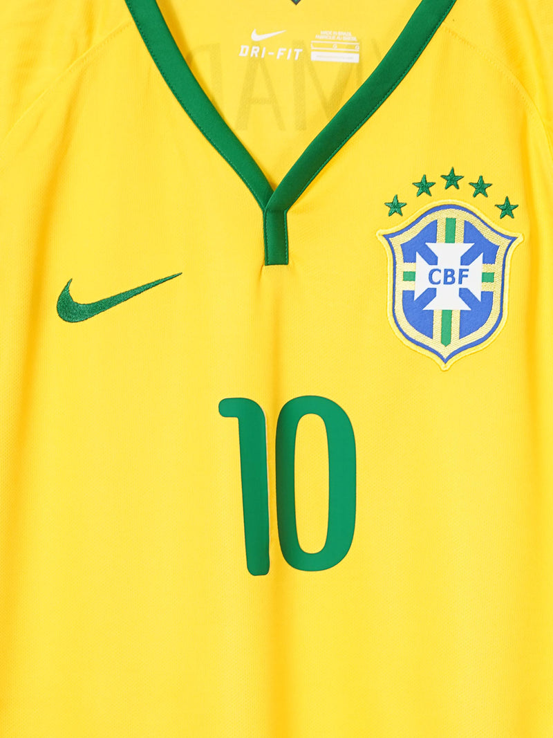 Brazil Home Shirt 2014/15 Neymar Jr 10 BNWT (L)