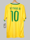 Camiseta de local de Brasil 2014/15 Neymar Jr #10 BNWT (L)