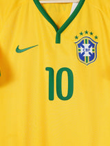 Brazil Home Shirt 2014/15 Neymar Jr 10 (L)