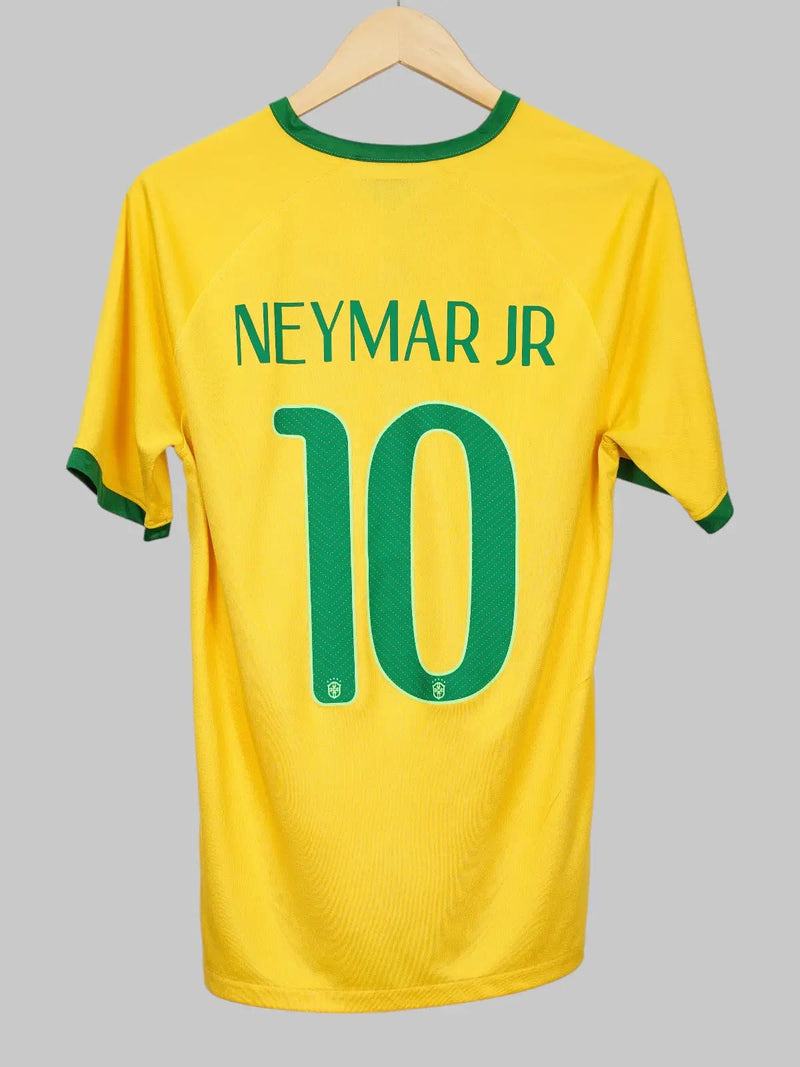 Brazil Home Shirt 2014/15 Neymar Jr 10 (M)