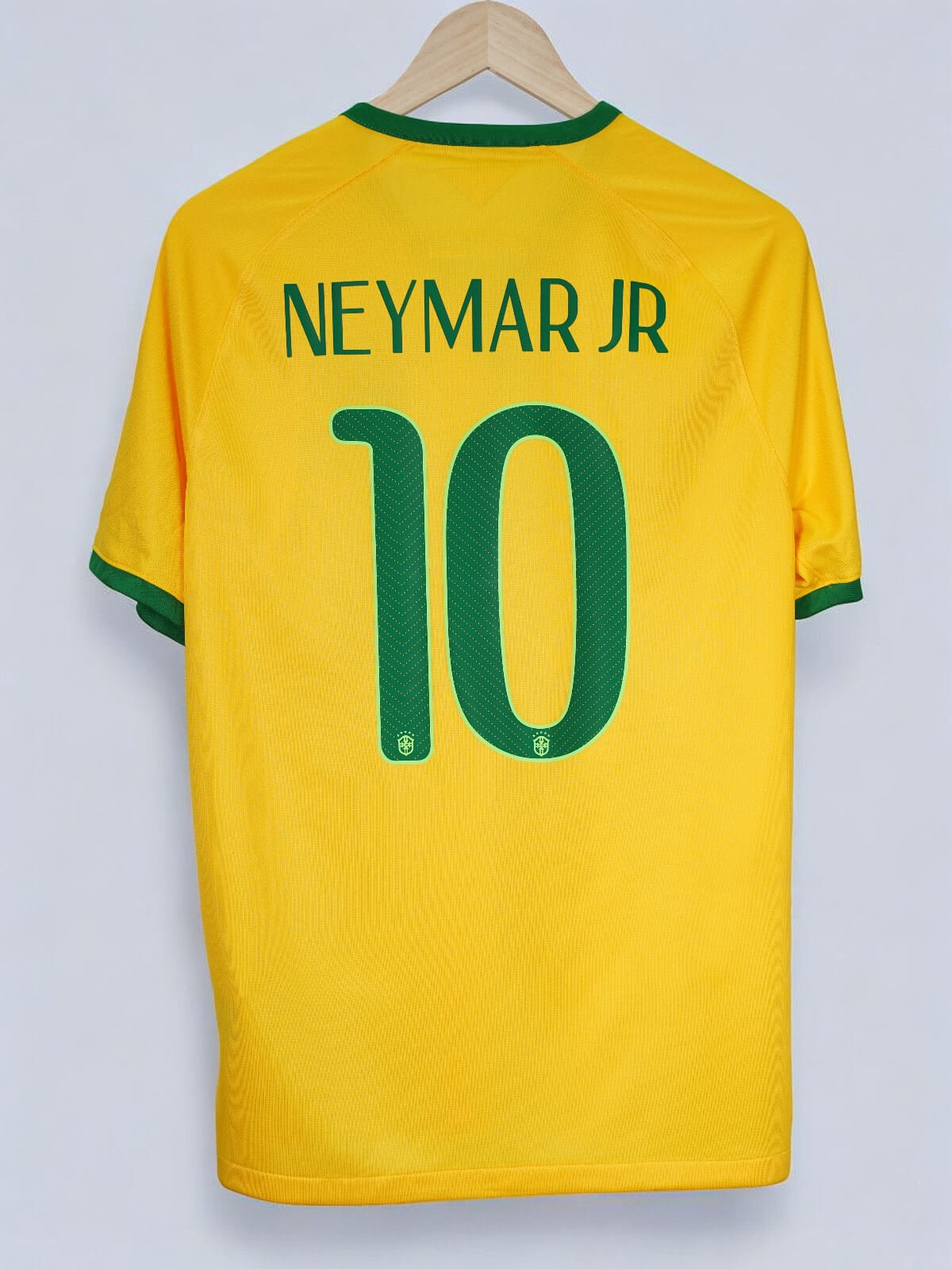 2014/15 Brazil Neymar Jr #10 Home Shirt (M) Nike – First11