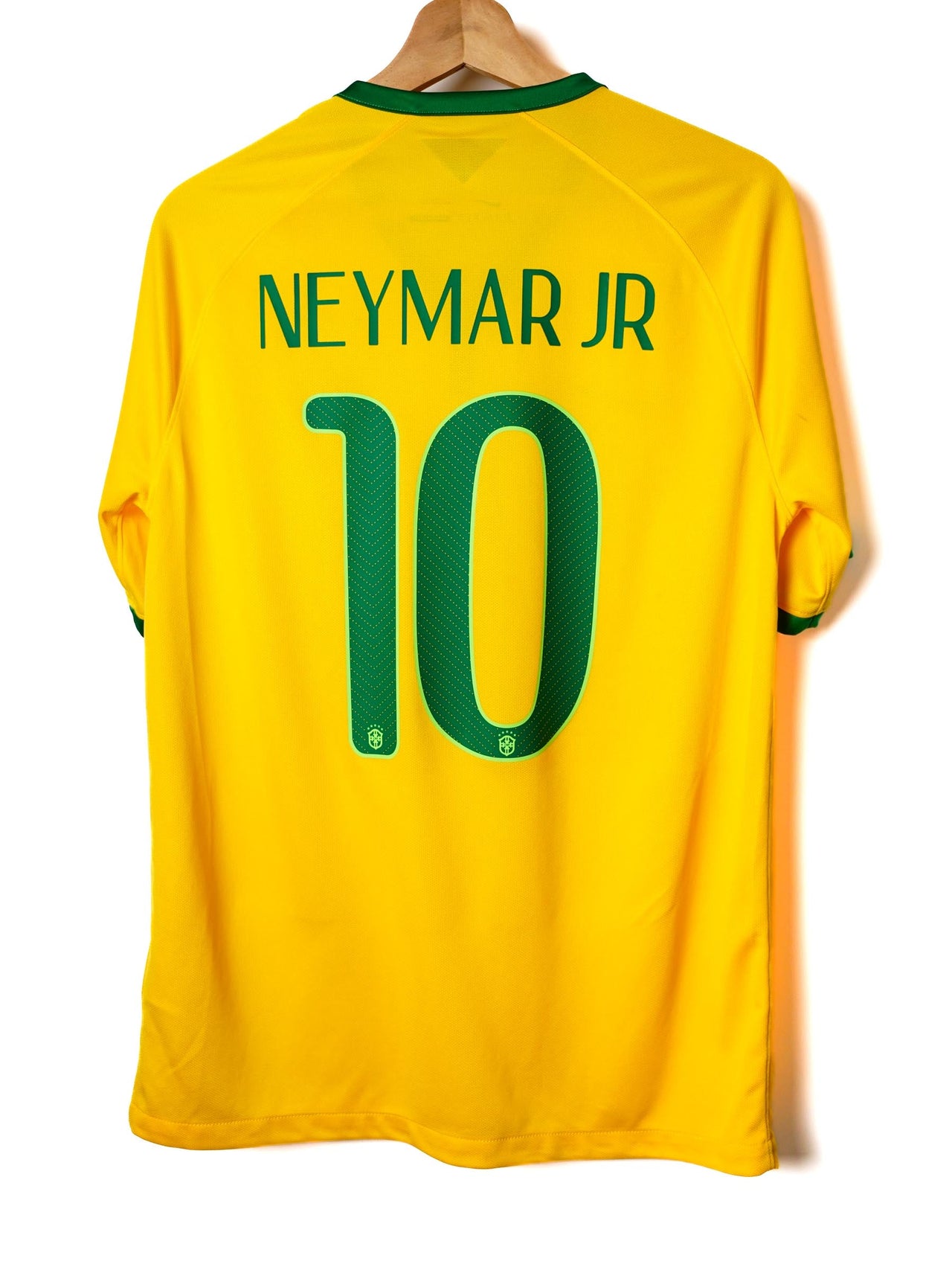 Brazil Home Shirt 2014/15 Neymar Jr 10 (M)