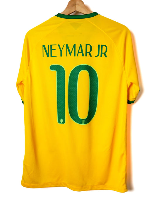 Brazil Home Shirt 2014/15 Neymar Jr 10 (M)