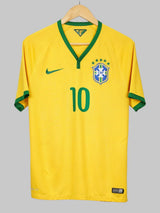 Brazil Home Shirt 2014/15 Neymar Jr 10 (M)
