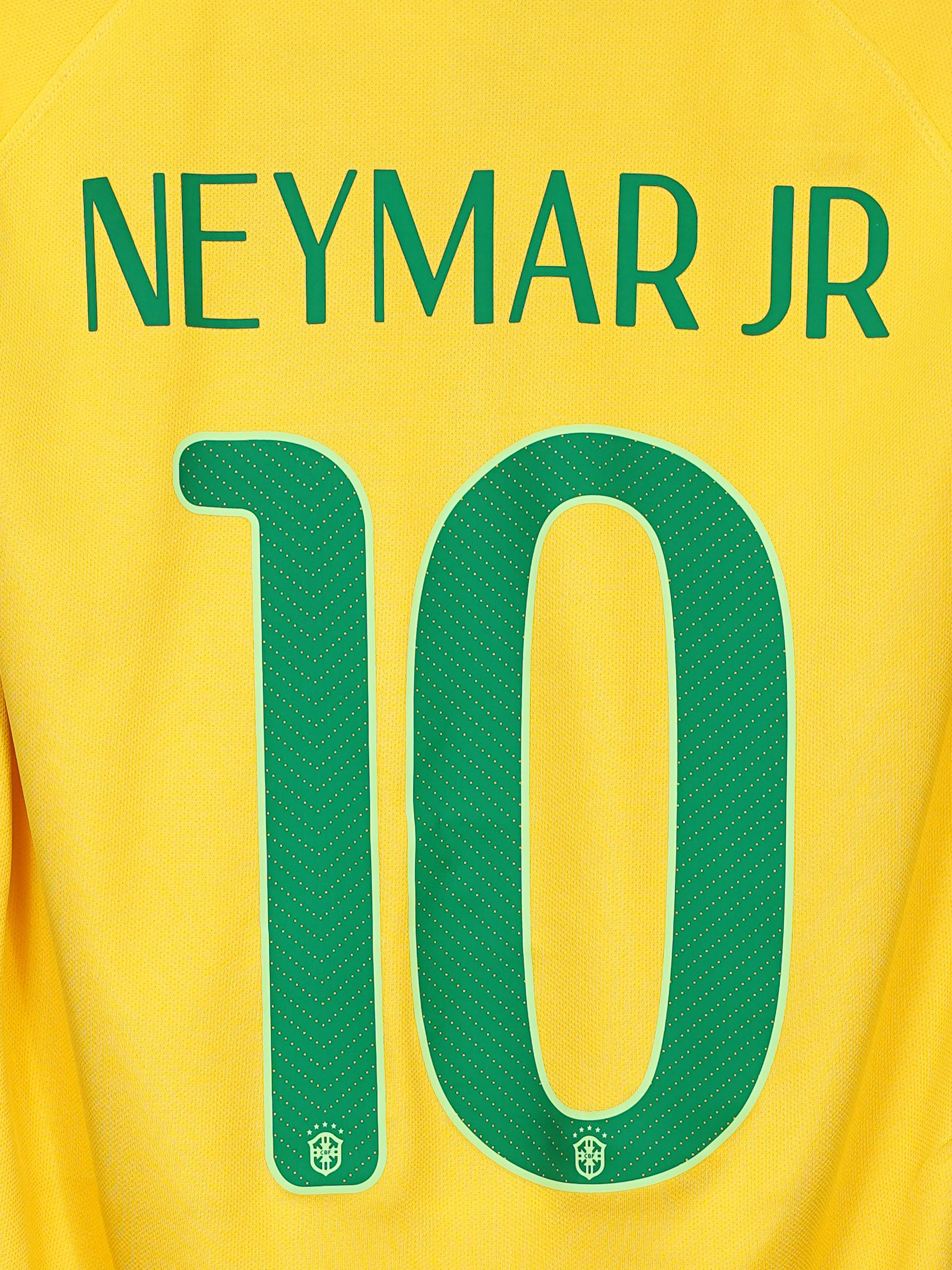Brazil Home Shirt 2014/15 Neymar Jr 10 (M)