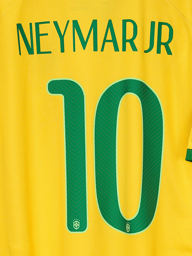 Brazil Home Shirt 2014/15 Neymar Jr 10 (XL)