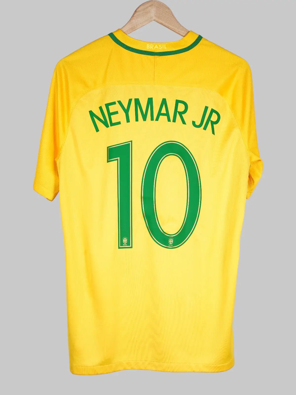 Brazil Home Shirt 2016/17 Neymar Jr 10 (L)