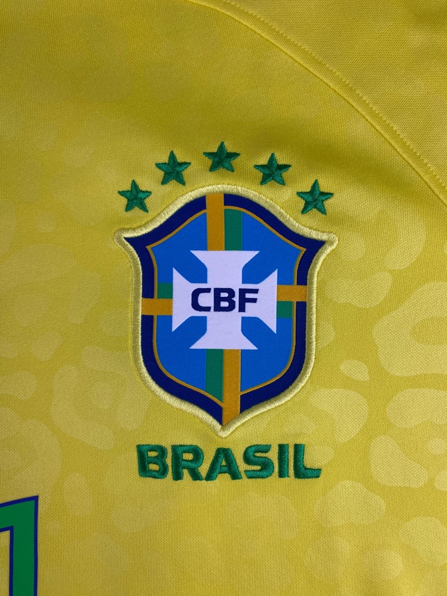 Brazil Home Shirt 2022/23 Neymar #10 - 10/10 - M