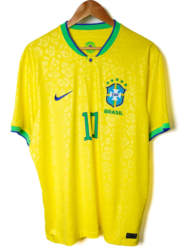Brazil Home Shirt 2022/23 Neymar Jr 10 (XL)