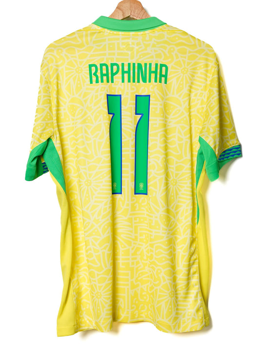 Brazil Home Shirt 2024/25 Raphinha 11 (L)