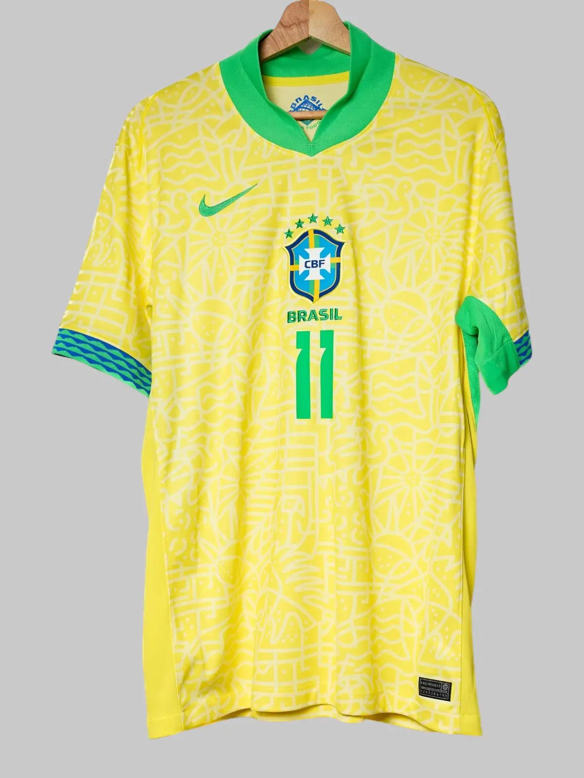 Brazil Home Shirt 2024/25 Raphinha 11 (L)