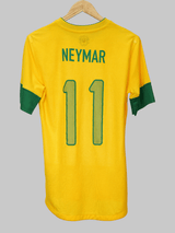 Brazil Home Shirt Player Issue 2012/13 Neymar 11 (L)