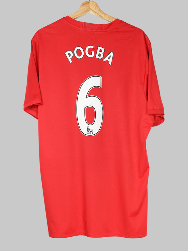 2016/17 Manchester United Heimtrikot Pogba #6 (XL) Adidas