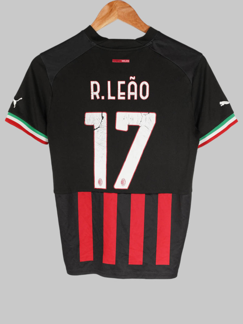 2022/23 AC Milan Leao #17 Home Shirt (L kids)