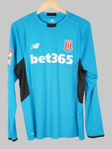 2015/16 Stoke City Keeper Shirt Match Worn/Issued #13 (Woman L) 