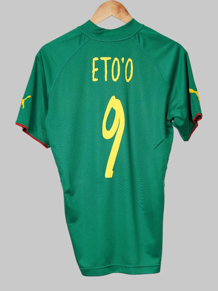 2004-06 Cameroon Eto'o #9 Home Shirt (L) Puma | First11