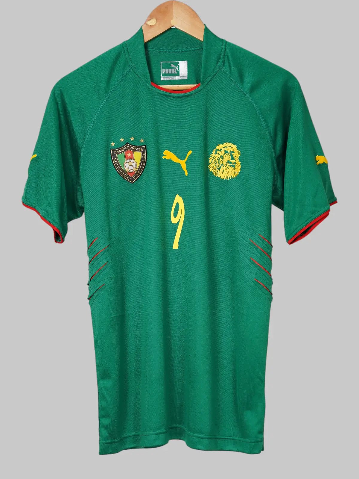 2004-06 Cameroon Eto'o #9 Home Shirt (L) Puma | First11