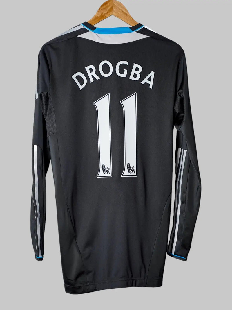 Chelsea Away Shirt 2011/12 L/S Player Issue Drogba 11 (XL)