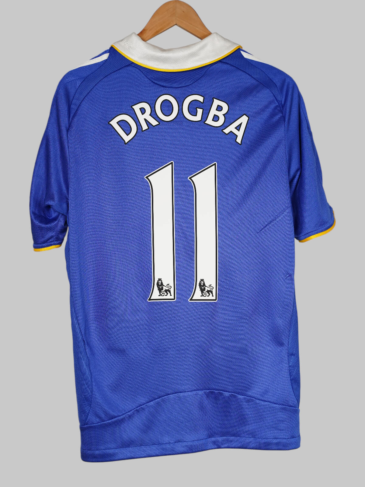 2008/09 Chelsea Didier Drogba #11 Home Shirt (M) Adidas – First11