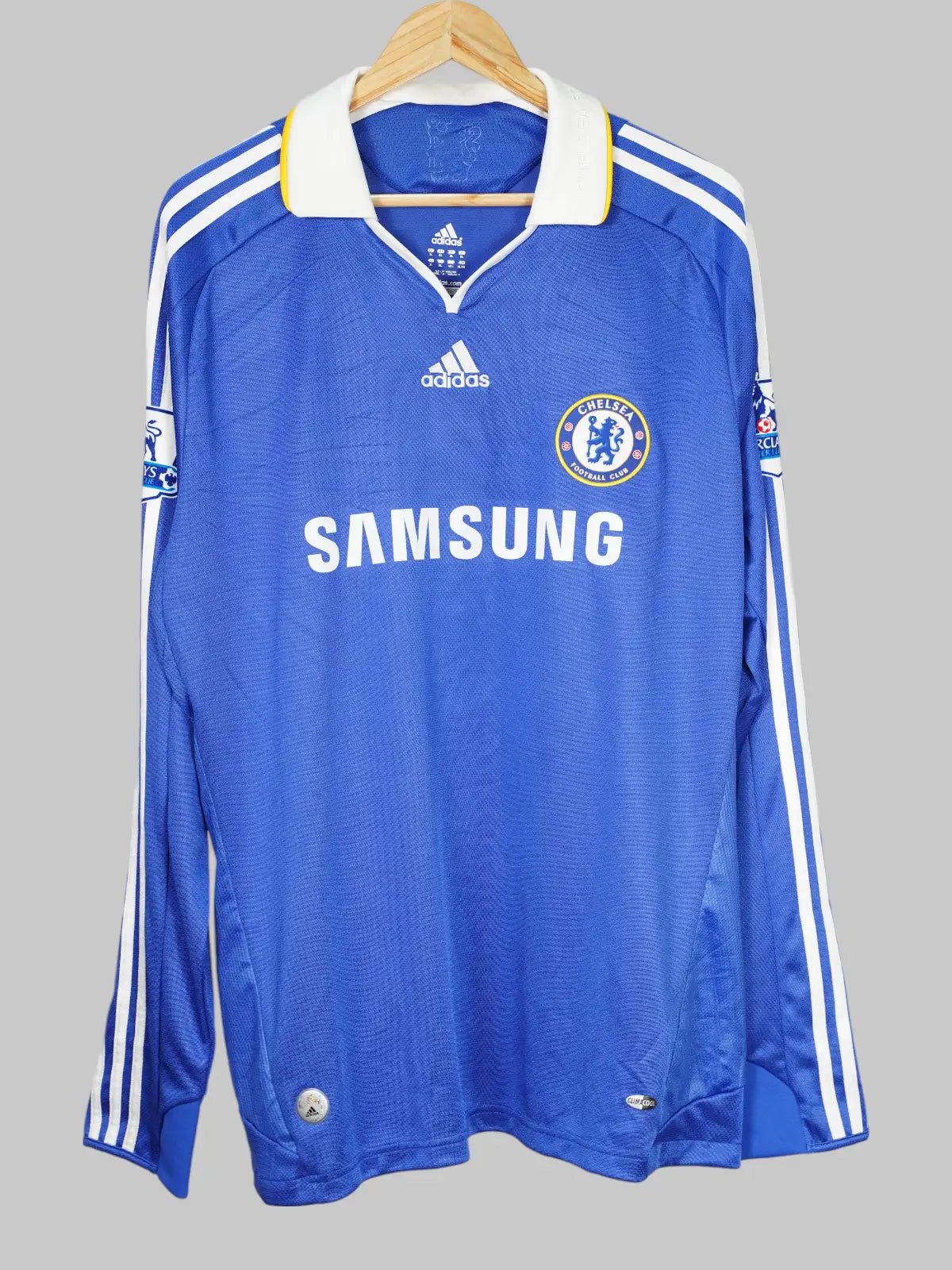 Chelsea Home Shirt 2008/9 L/S Ballack 13 Signed (XL)