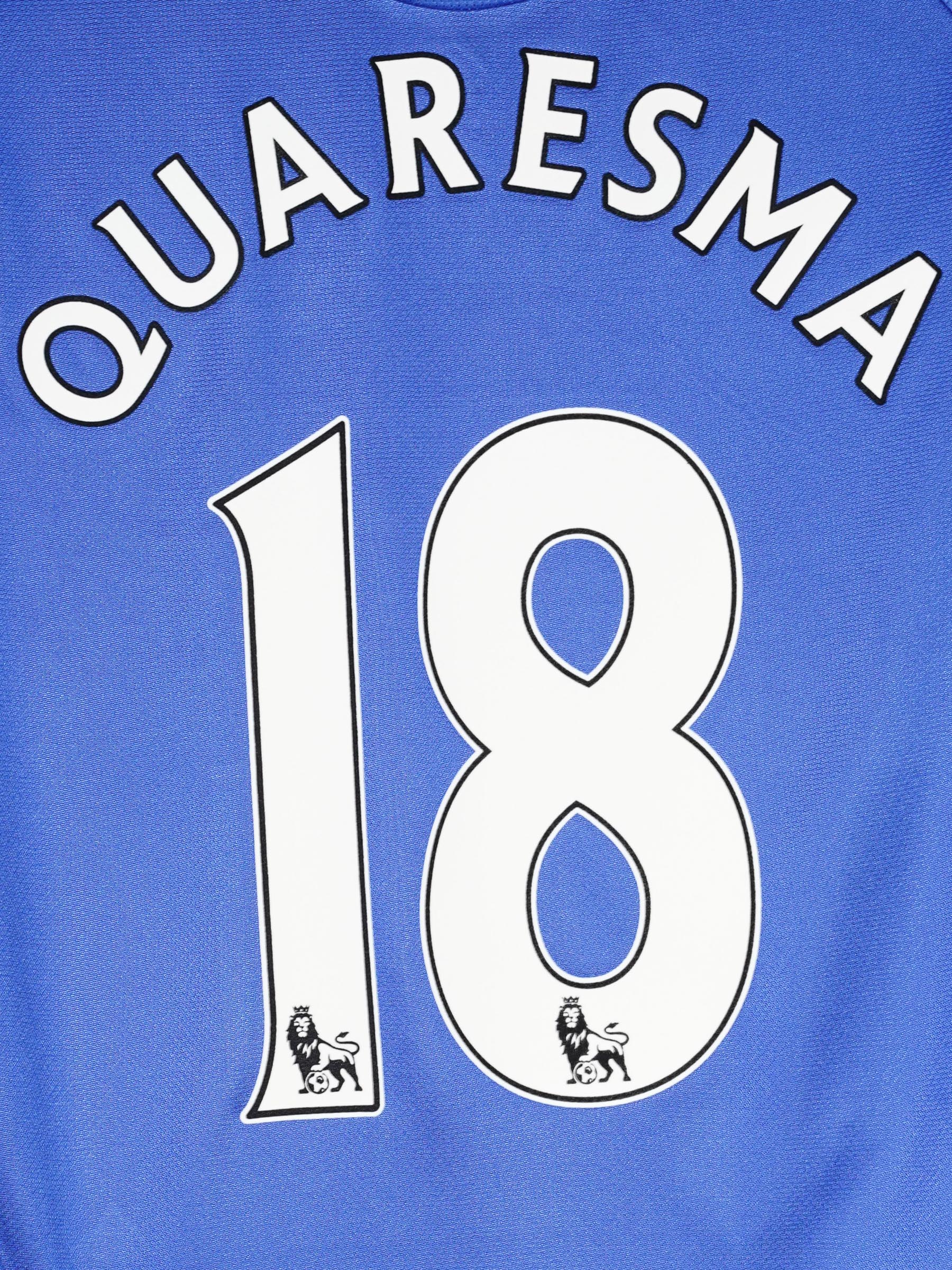 Chelsea Home Shirt 2008/9 Quaresma 18 (M)